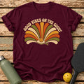 Good Vibes Court T-Shirt – Maroon