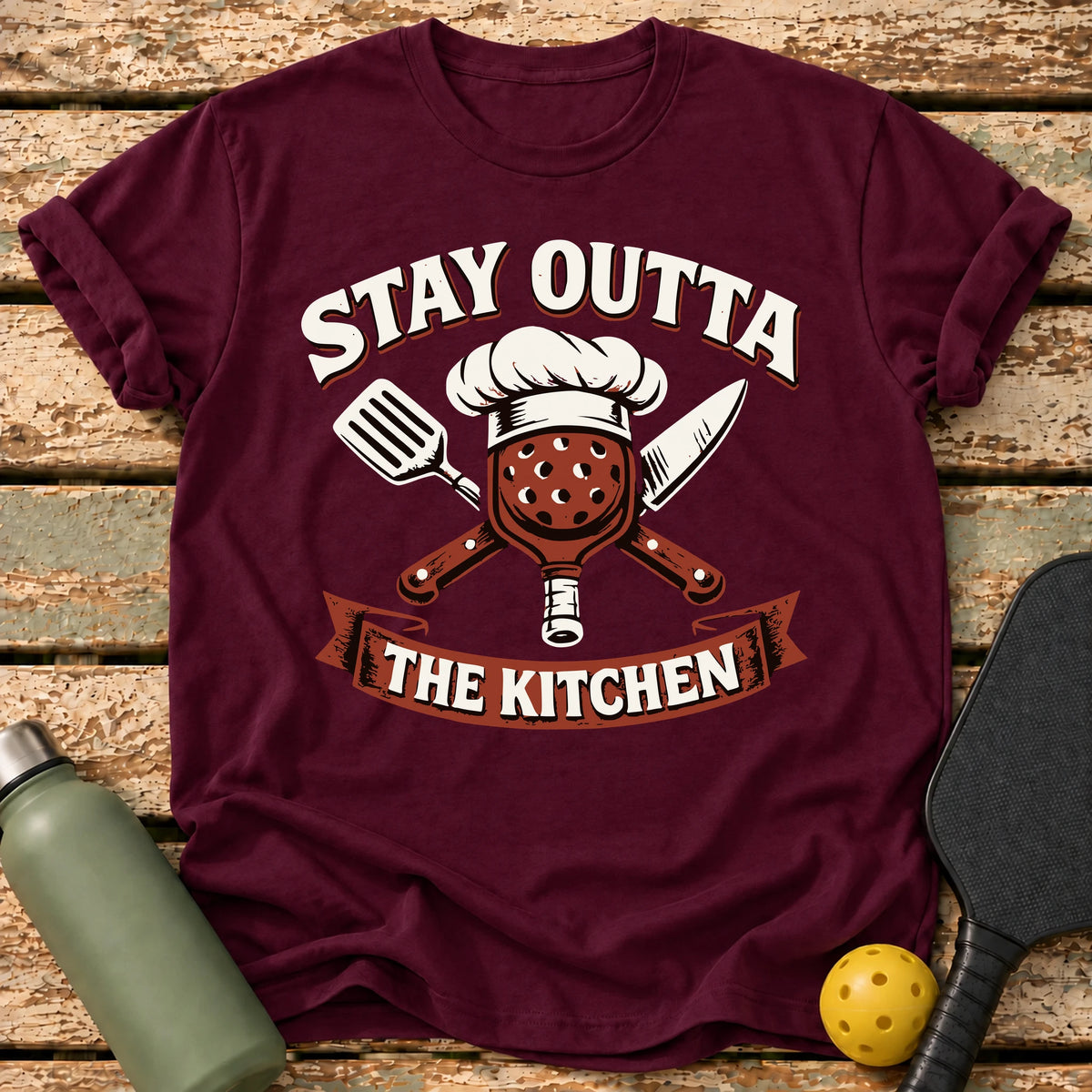 Kitchen Chef T-Shirt – Maroon