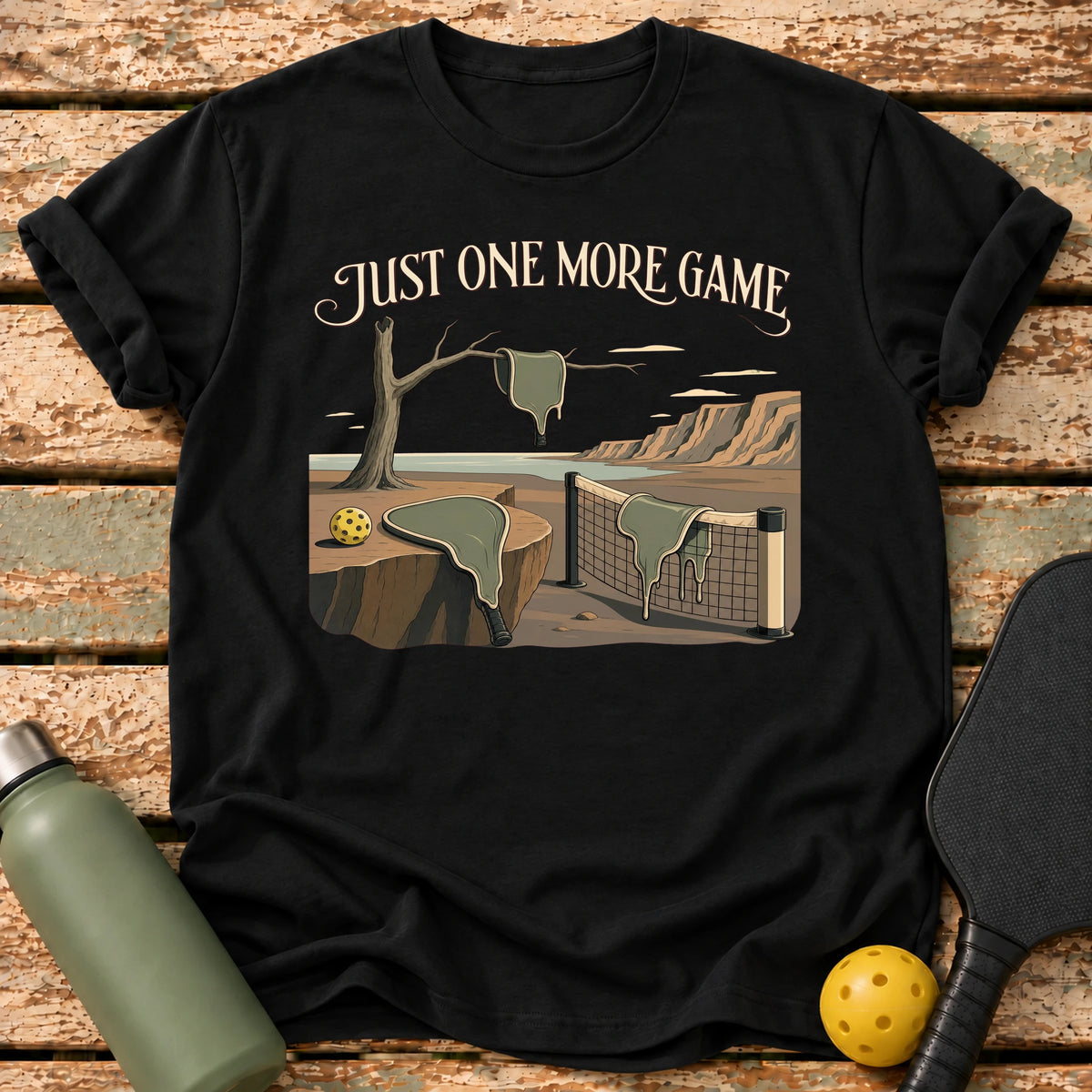 Surreal Court T-Shirt – Black