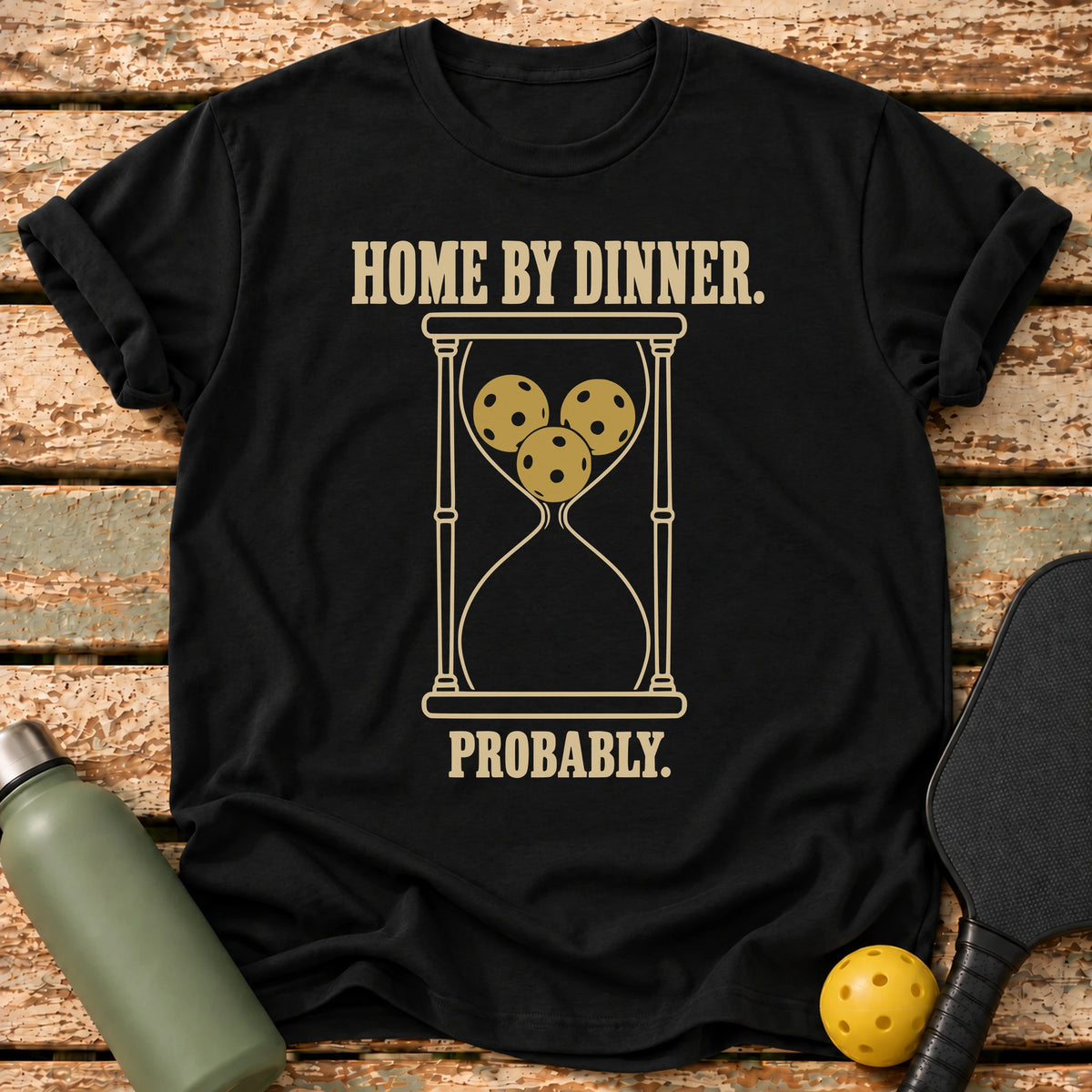 Home By Dinner T-Shirt – Black
