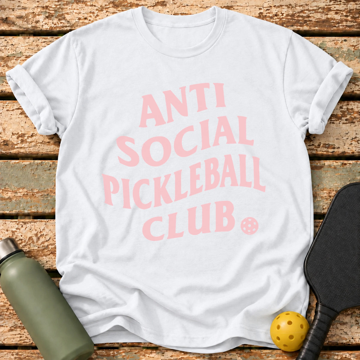 Antisocial Club T-Shirt – White