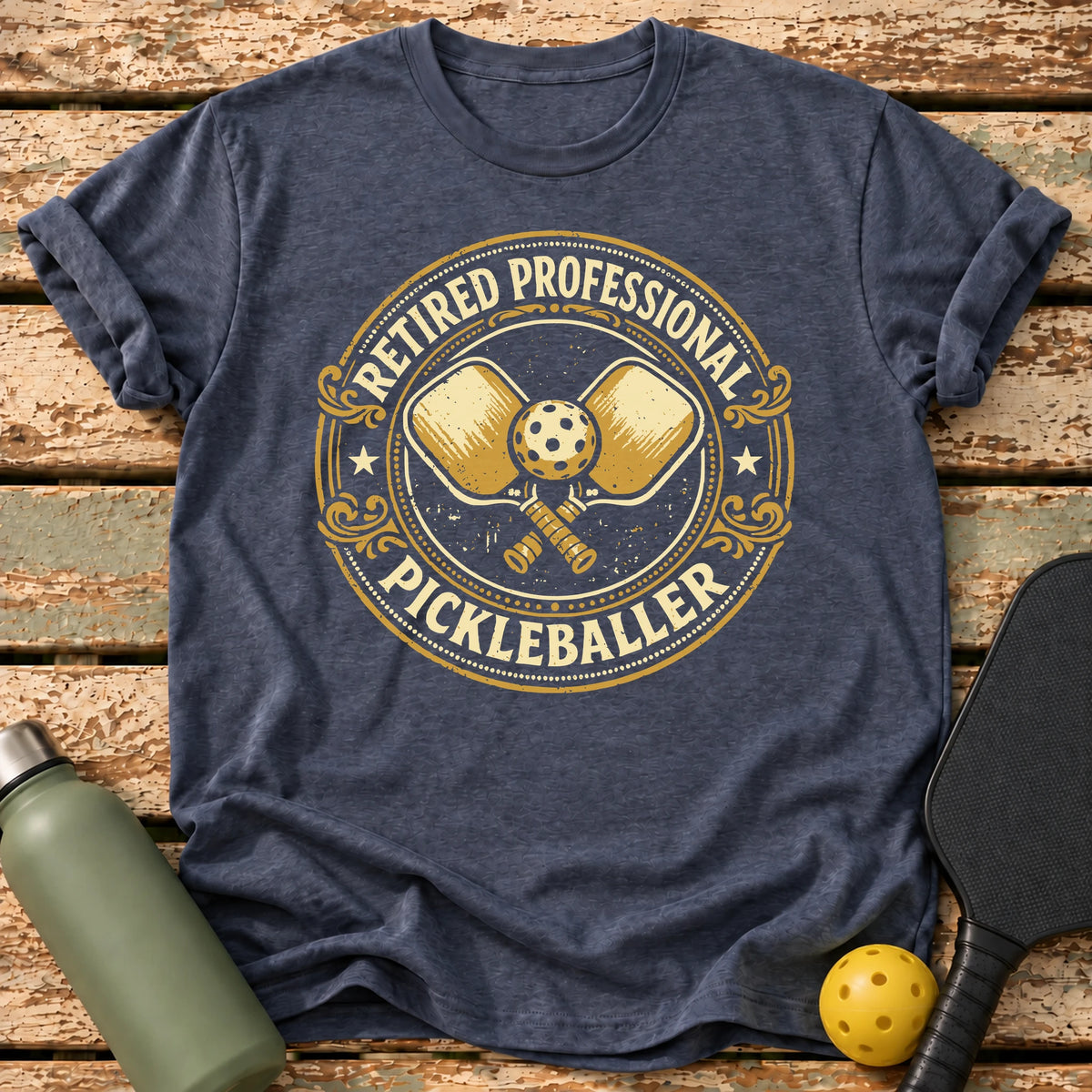 Retired Professional T-Shirt – Heather Navy