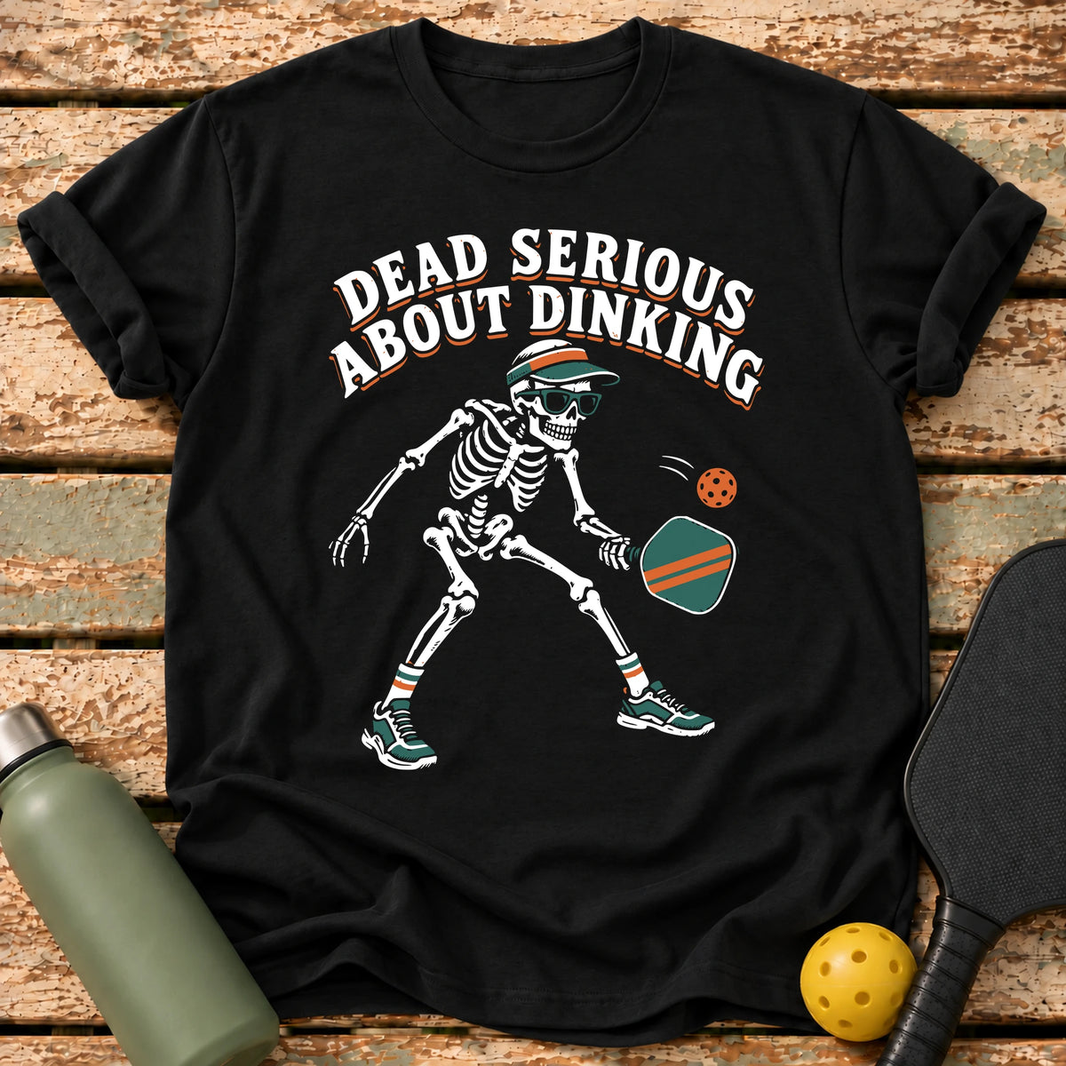 Dead Serious Dinking T-Shirt – Black