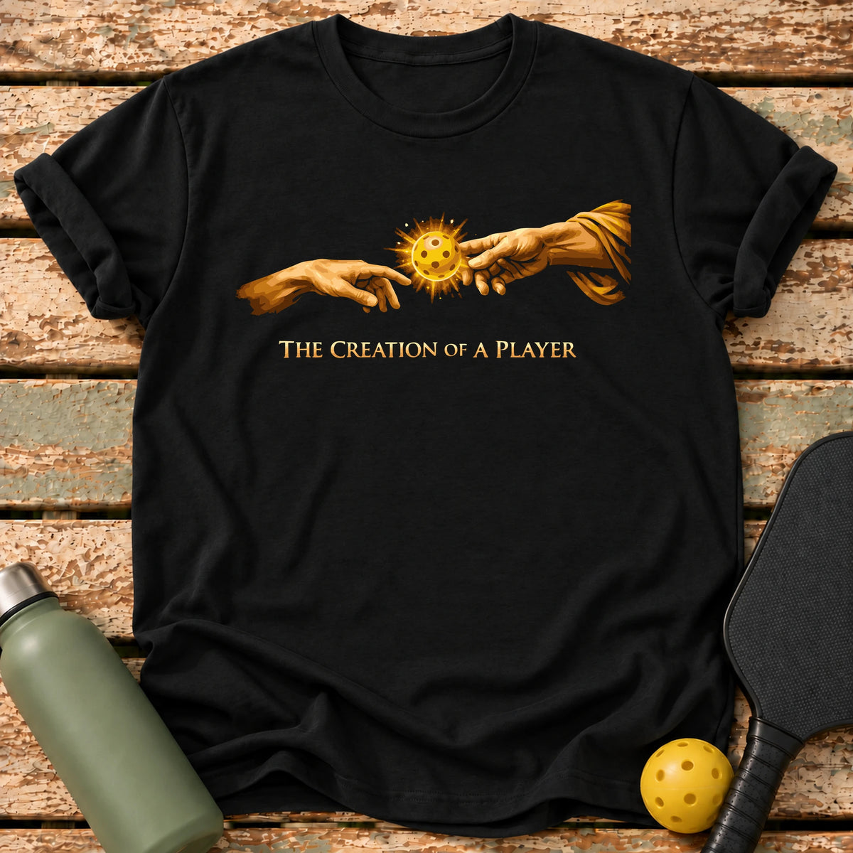 Fiery Creation T-Shirt – Black