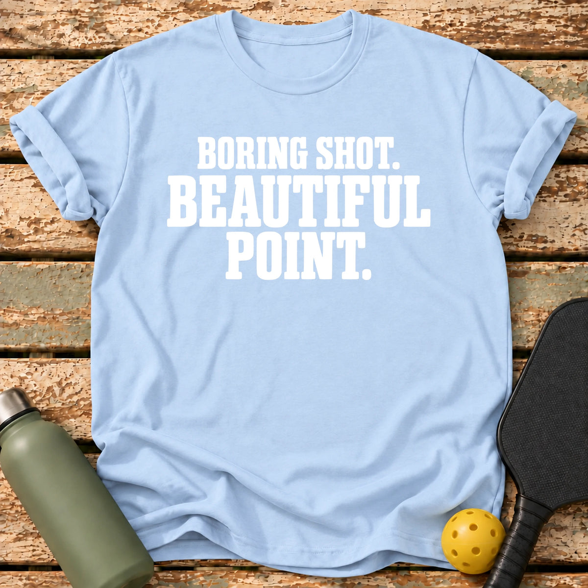 Beautiful Point T-Shirt – Light Blue