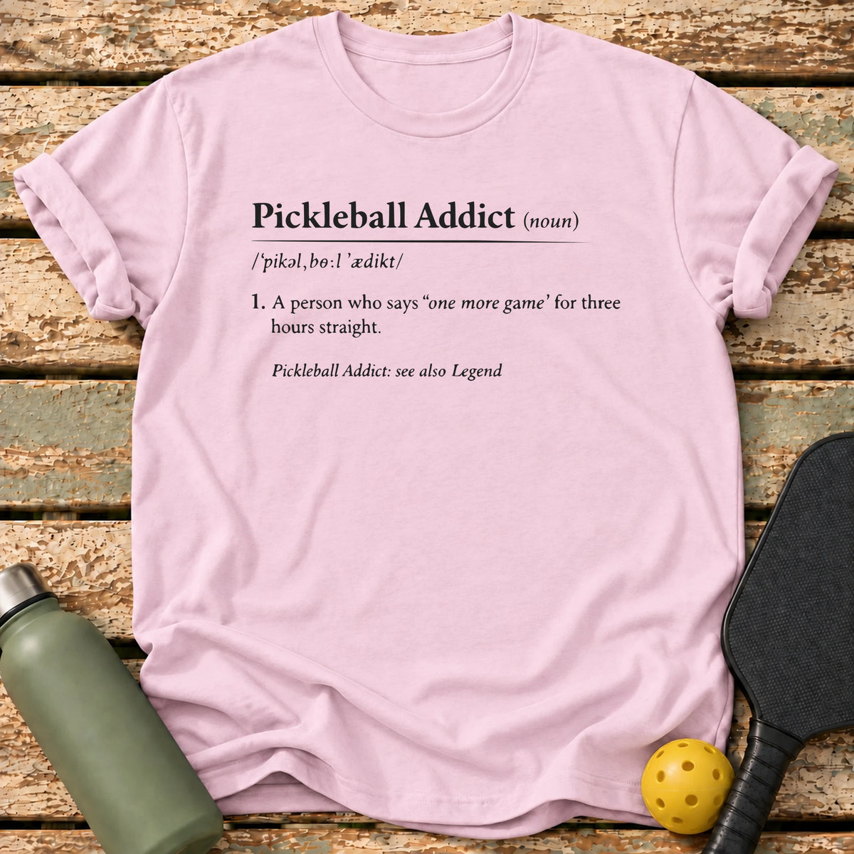 Addict Definition T-Shirt – Light Pink