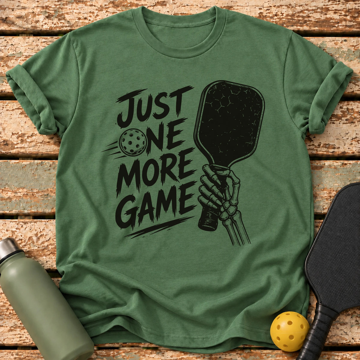 Just One More T-Shirt – Military Green