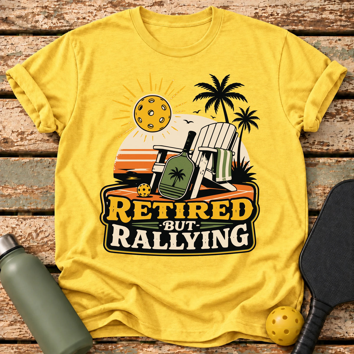 Retired But Rallying T-Shirt – Daisy