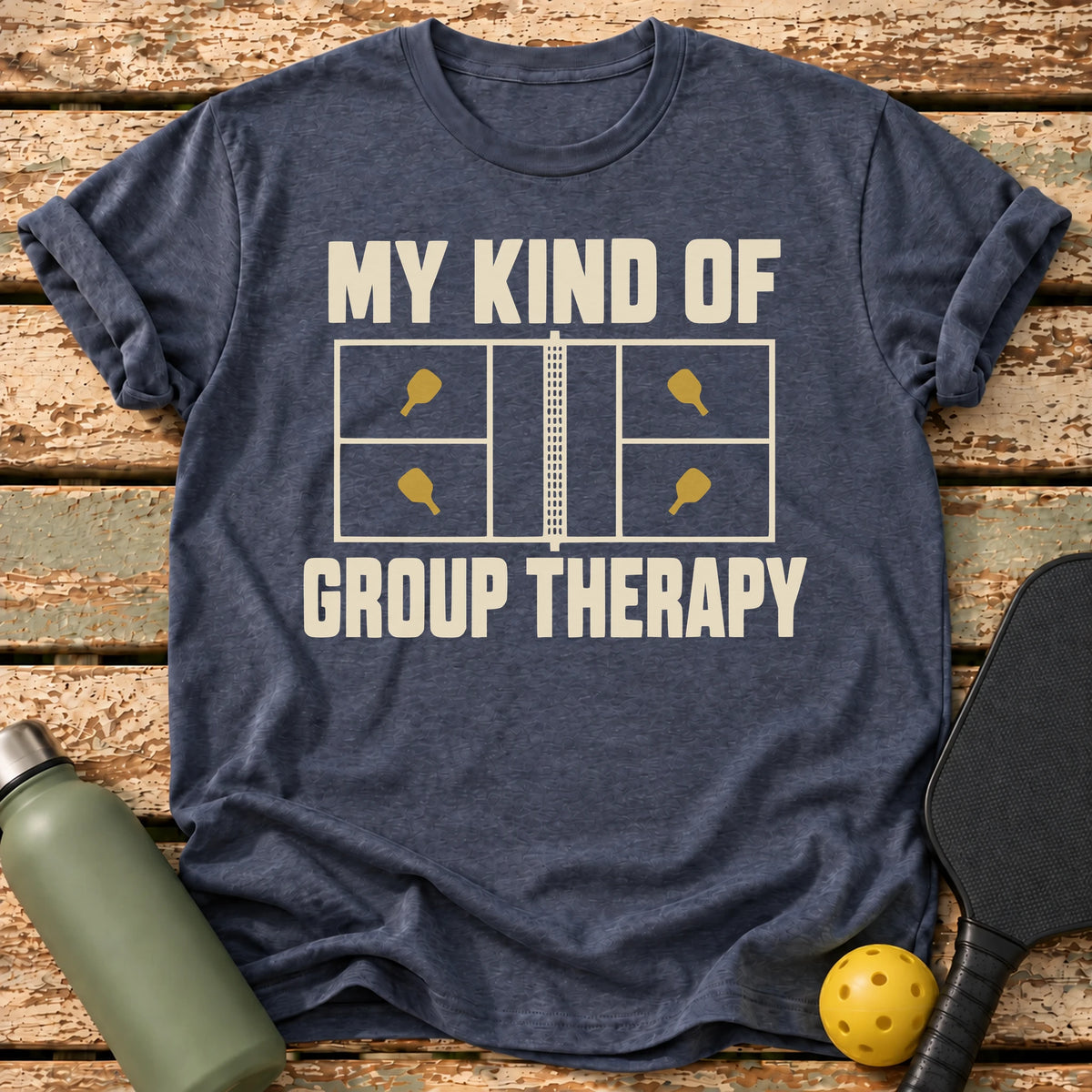 Group Therapy T-Shirt – Heather Navy
