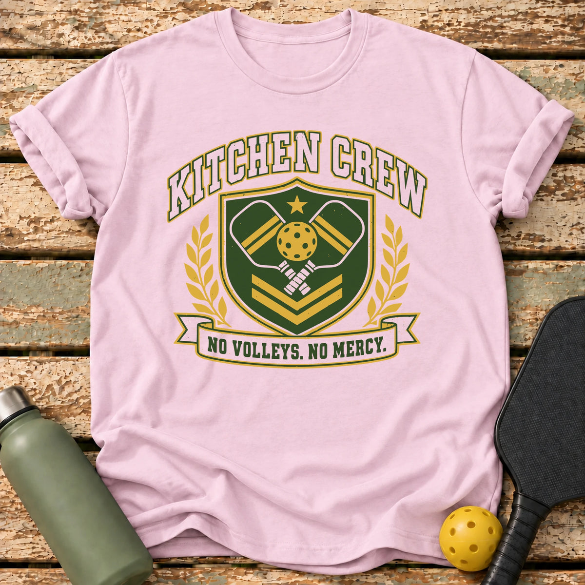 Kitchen Crew T-Shirt – Light Pink