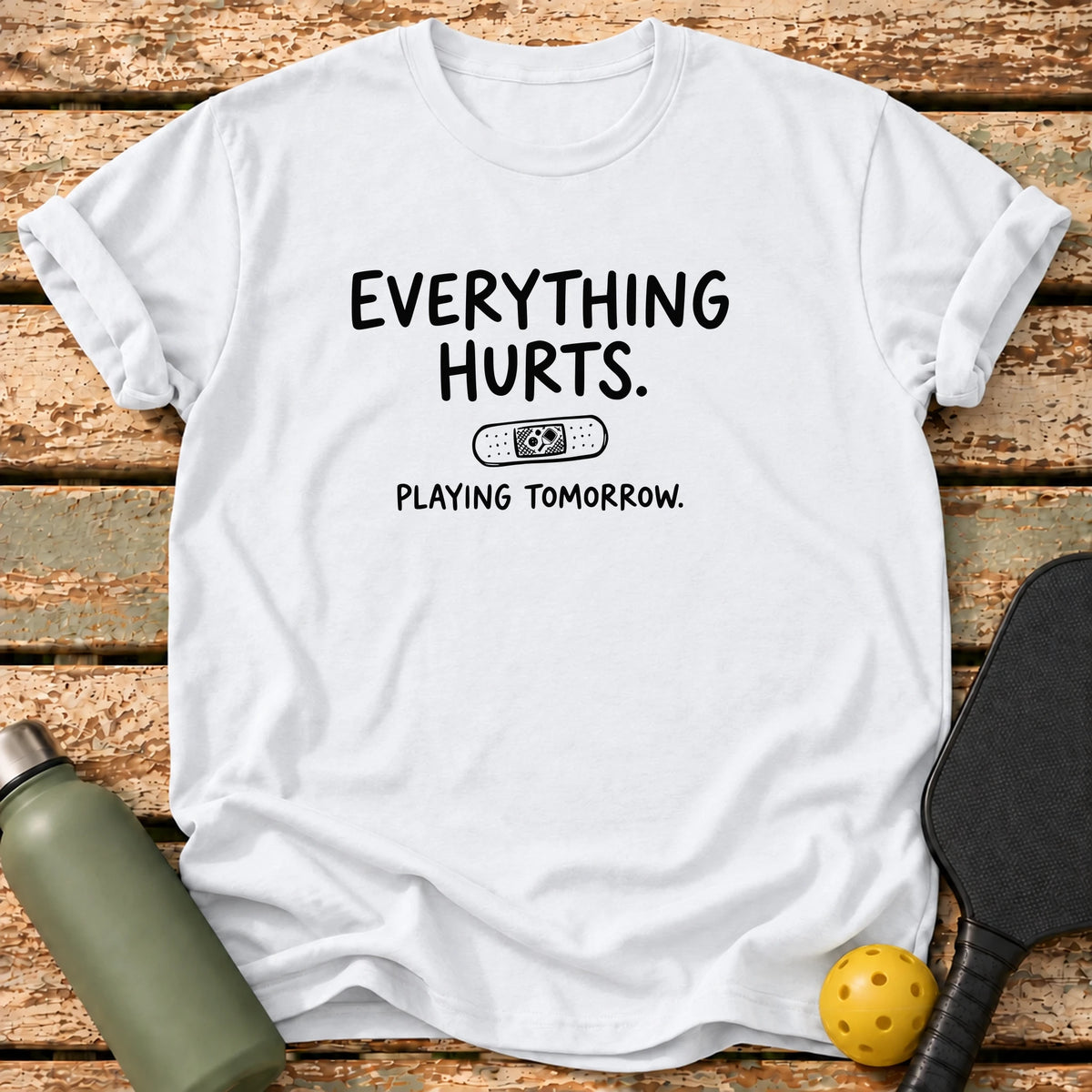 Everything Hurts T-Shirt – White