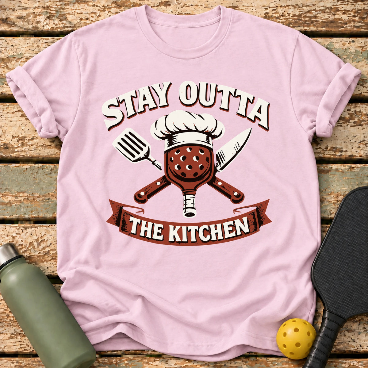 Kitchen Chef T-Shirt – Light Pink