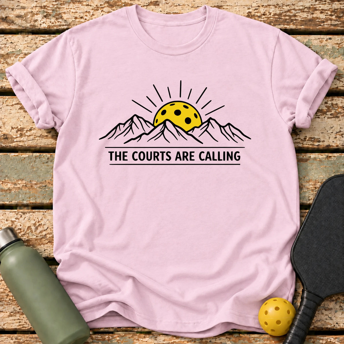 Courts Are Calling T-Shirt – Light Pink