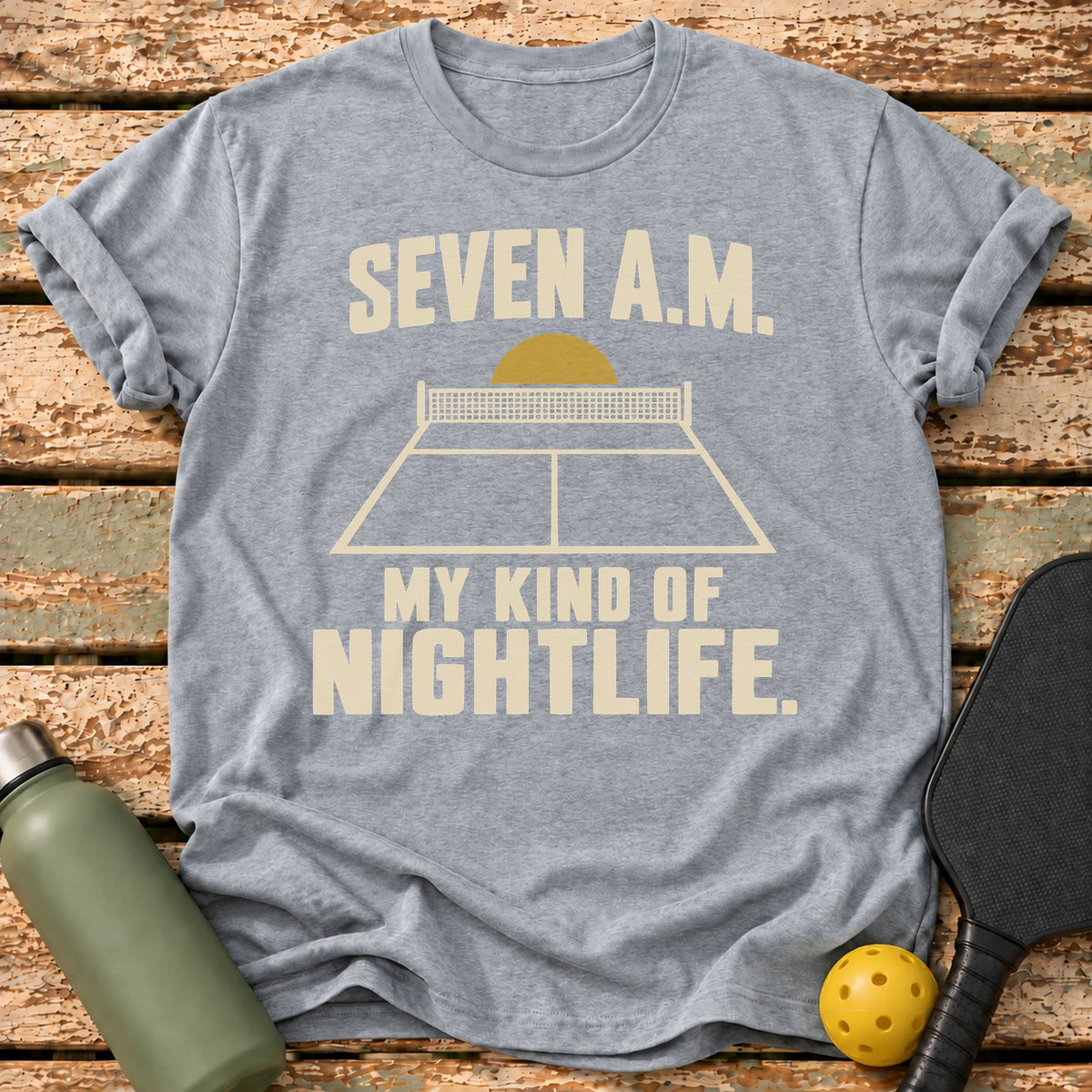 Seven AM Nightlife T-Shirt – Sport Grey
