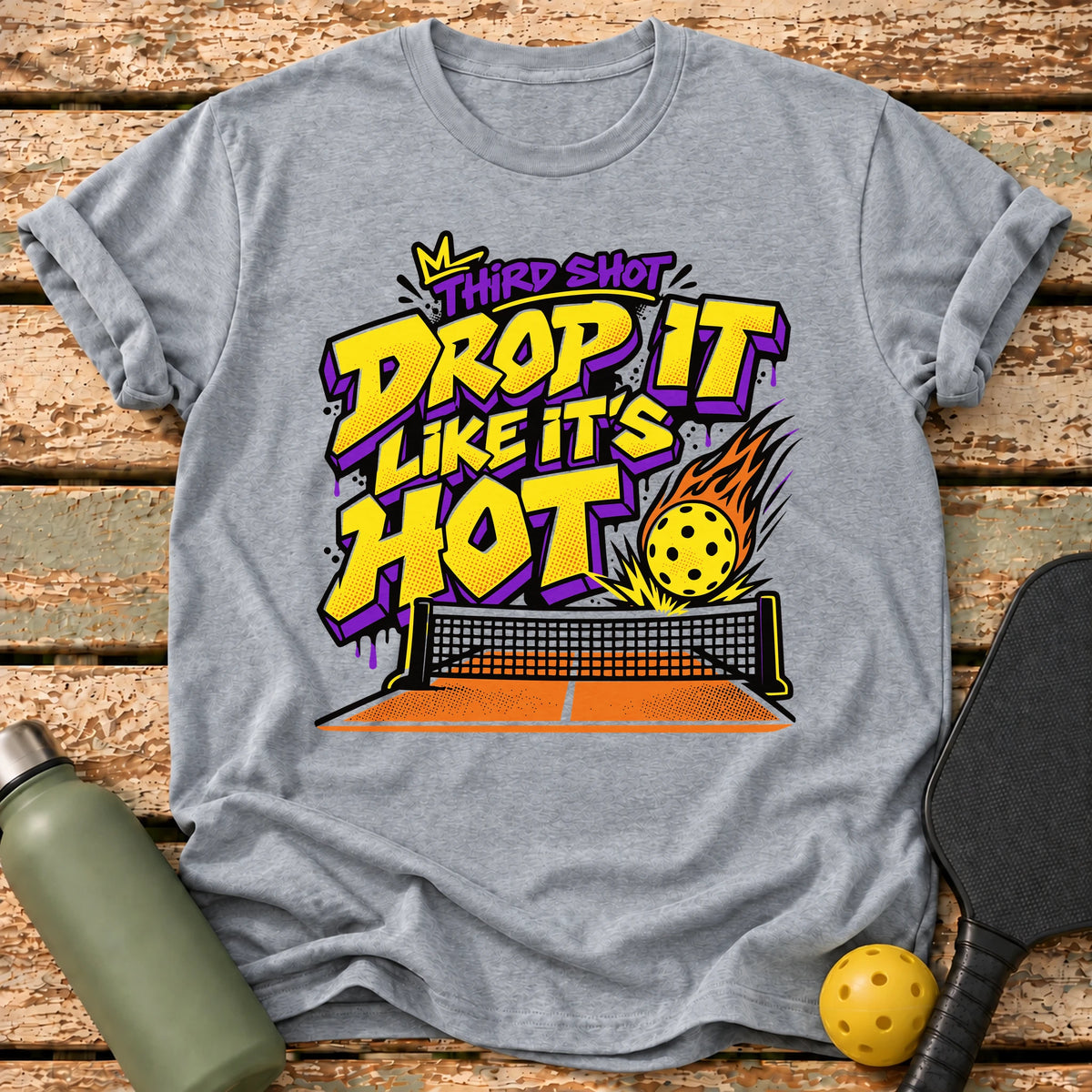 Third Shot Drop T-Shirt – Sport Grey
