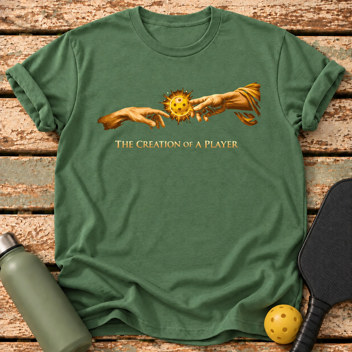 Fiery Creation T-Shirt – Military Green