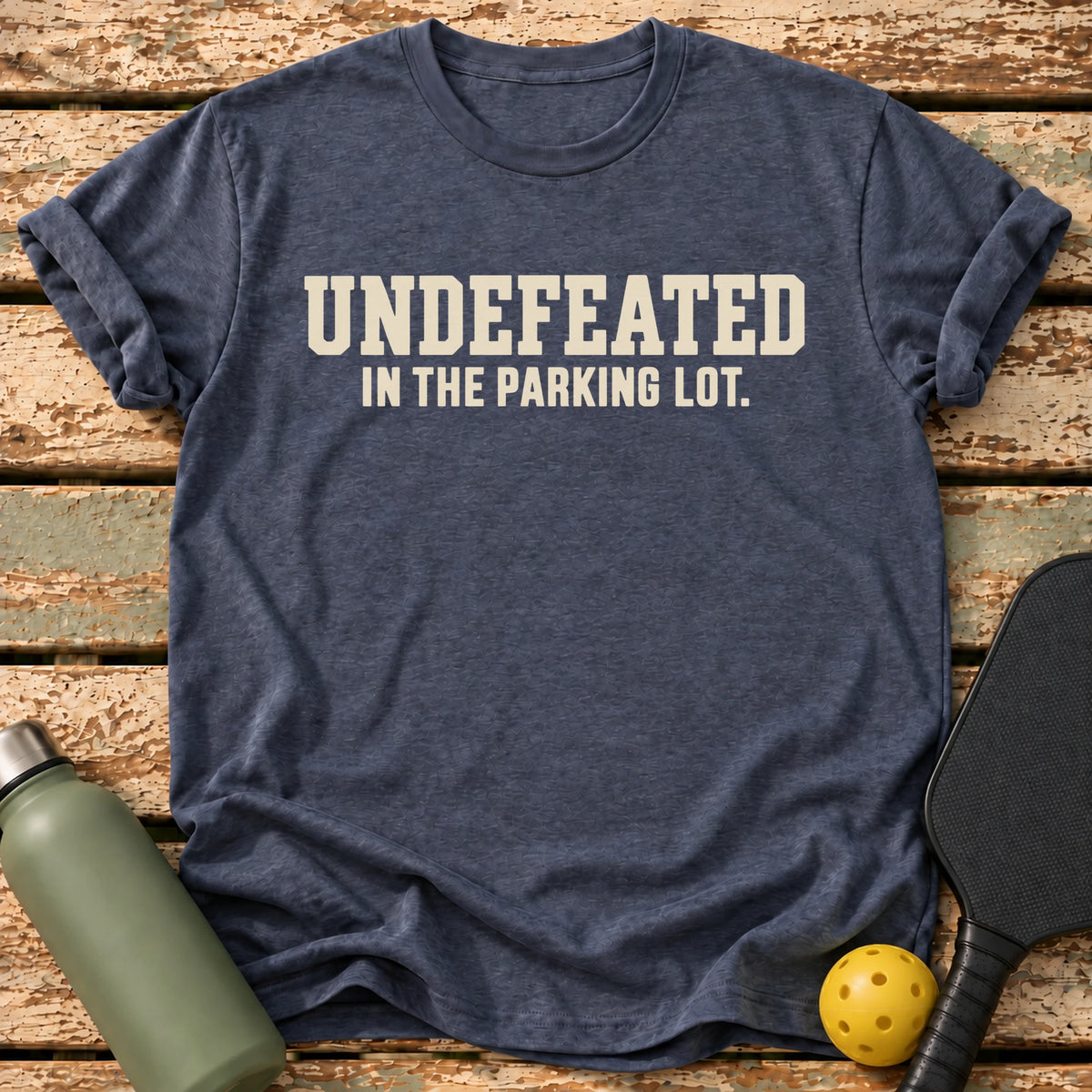 Undefeated Parking Lot T-Shirt – Heather Navy