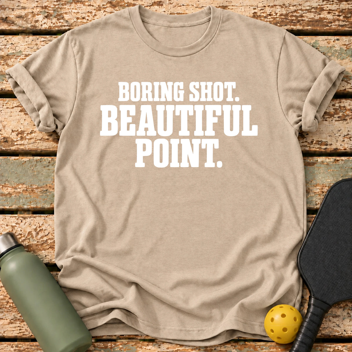 Beautiful Point T-Shirt – Sand