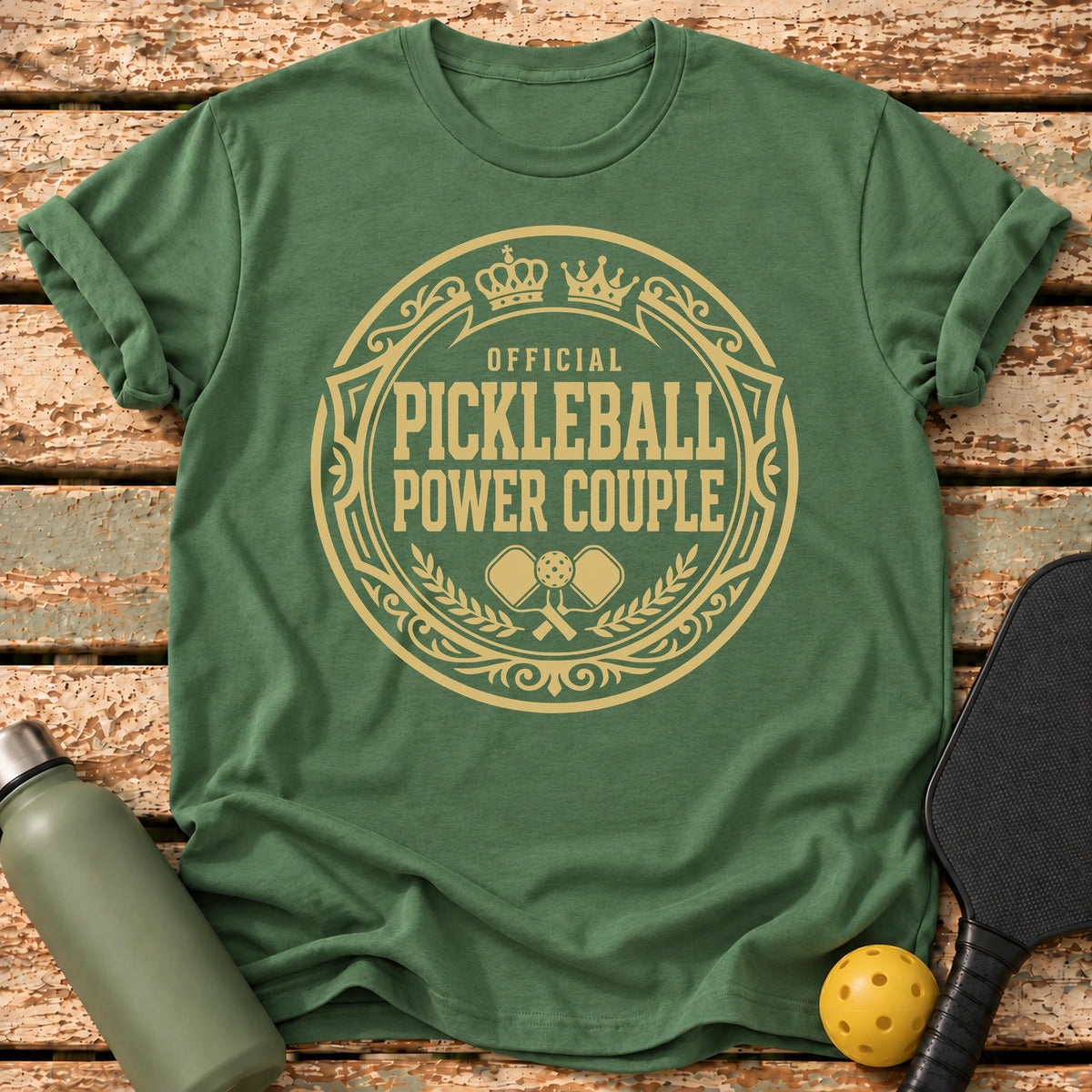 Power Couple T-Shirt – Military Green