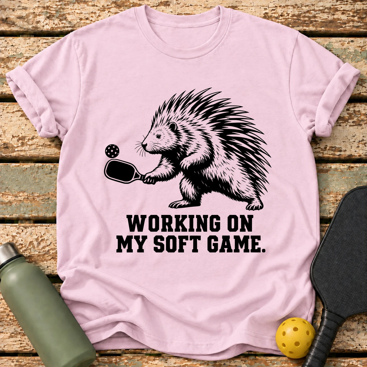 Soft Game T-Shirt – Light Pink