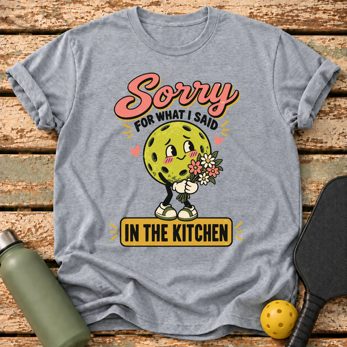 Sorry Kitchen T-Shirt – Sport Grey