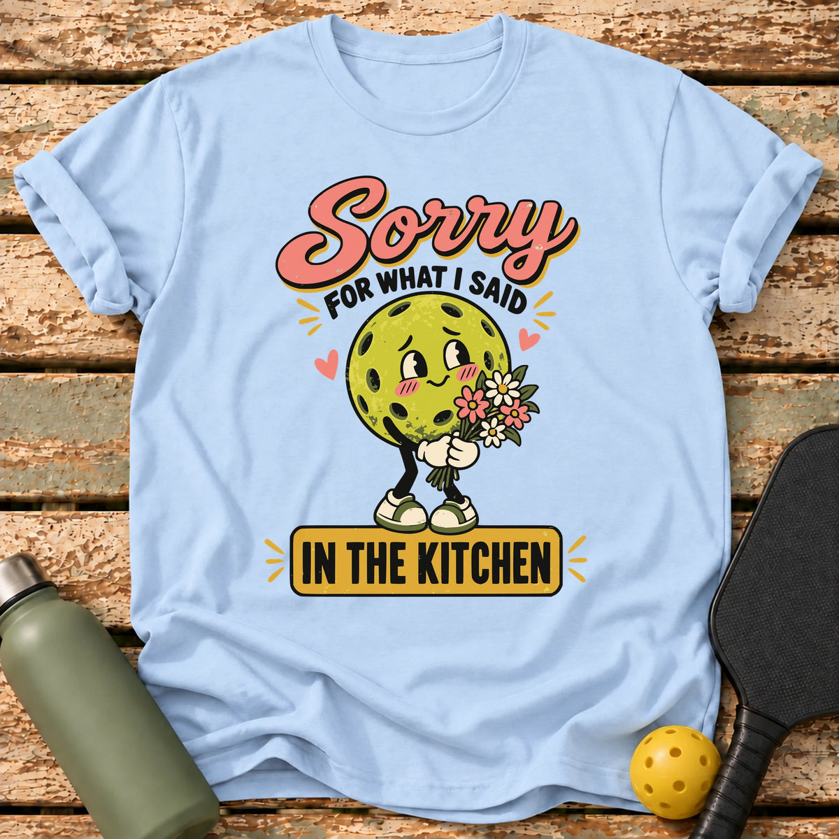 Sorry Kitchen T-Shirt – Light Blue