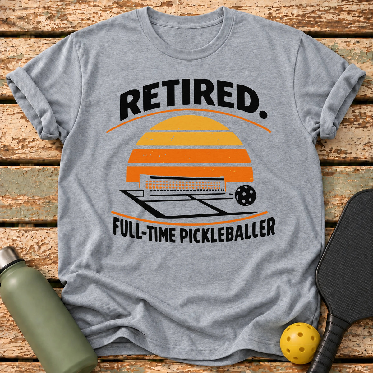 Retired Sunset T-Shirt – Sport Grey