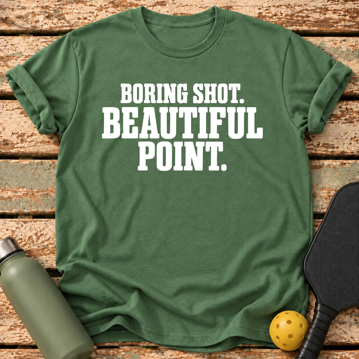 Beautiful Point T-Shirt – Military Green