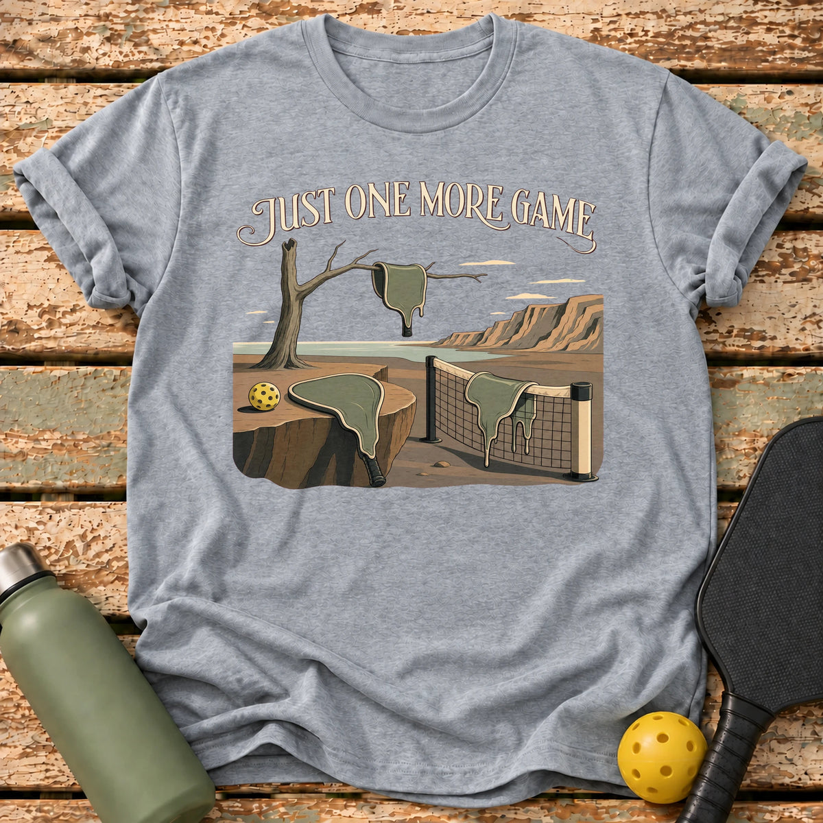 Surreal Court T-Shirt – Sport Grey