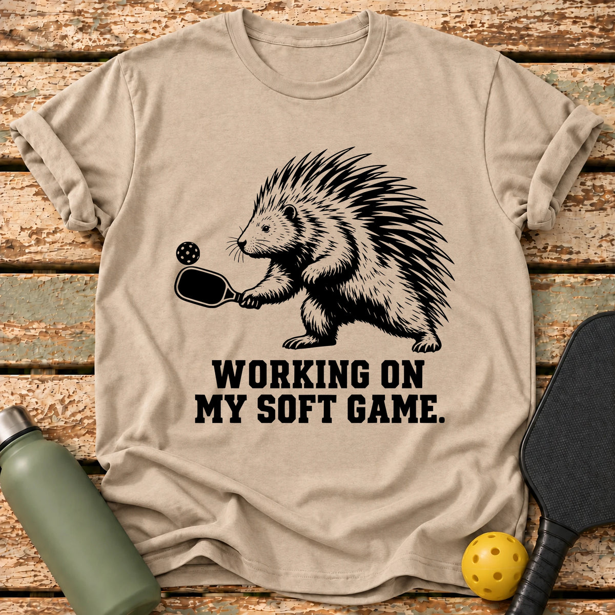 Soft Game T-Shirt – Sand