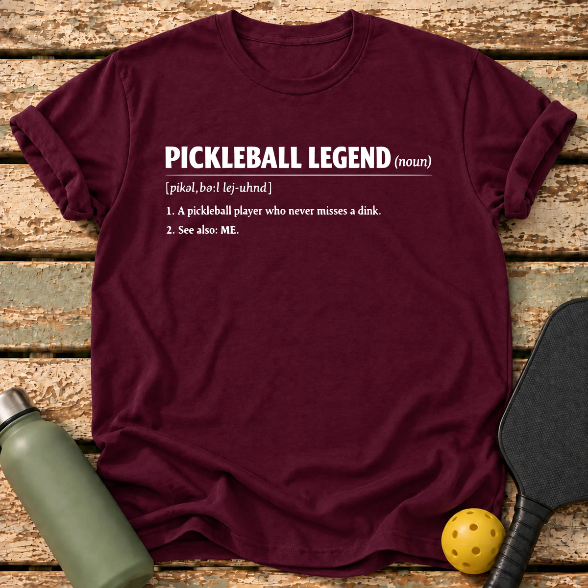 Legend Definition T-Shirt – Maroon
