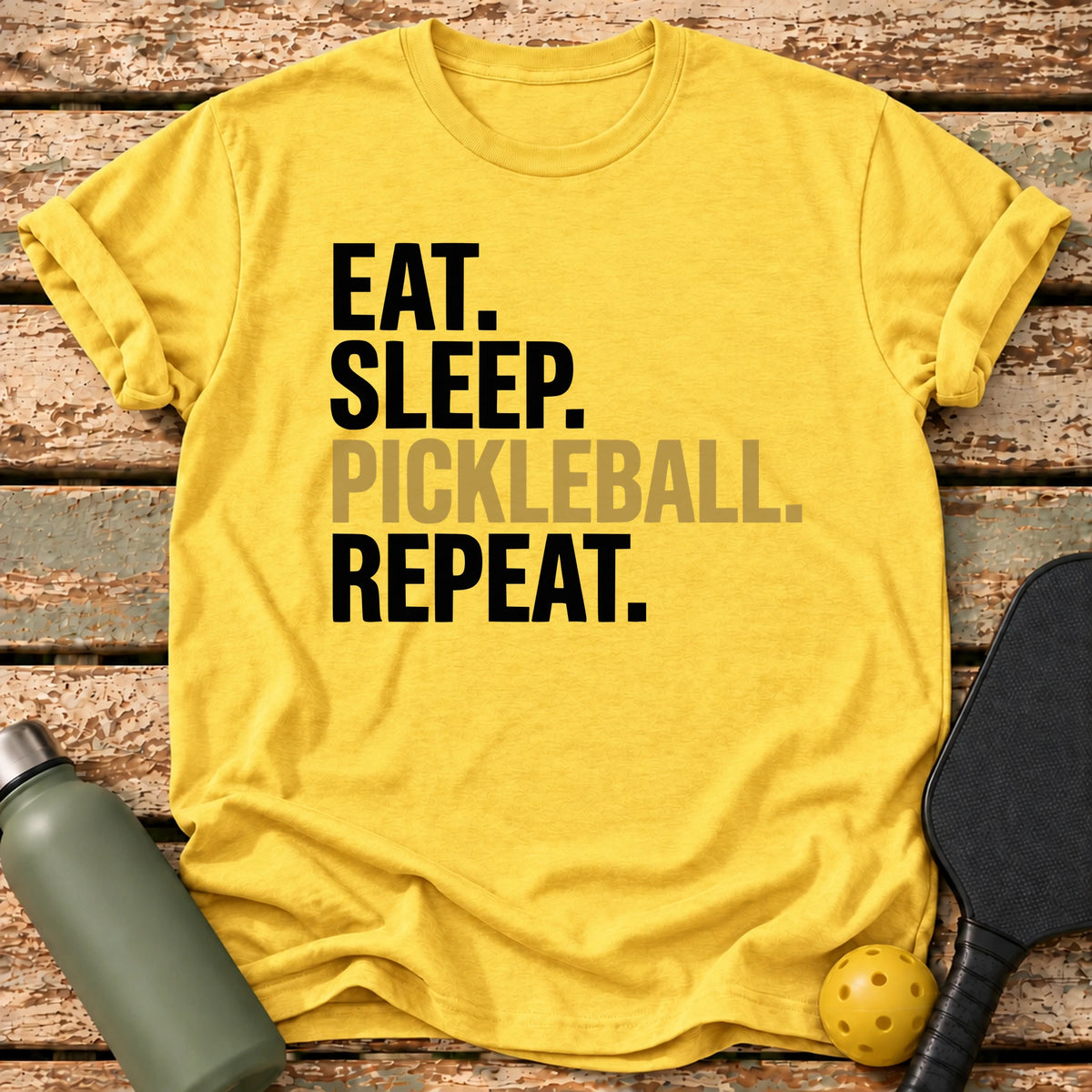 Eat Sleep Pickleball T-Shirt – Daisy