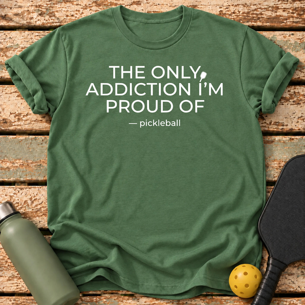 Only Addiction T-Shirt – Military Green