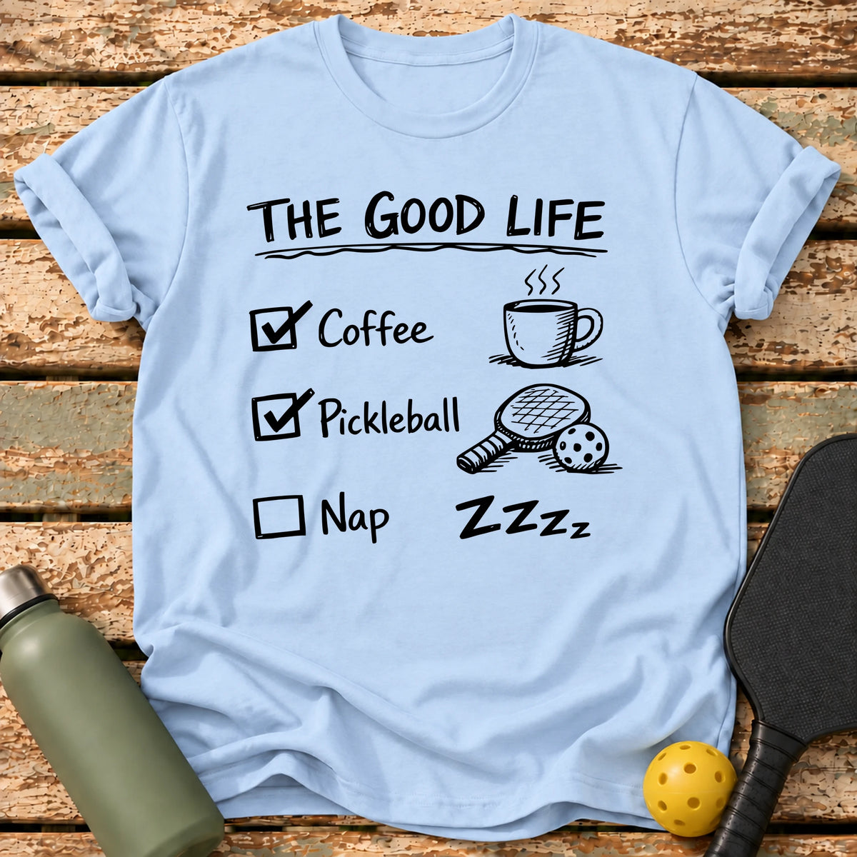 The Good Life T-Shirt – Light Blue