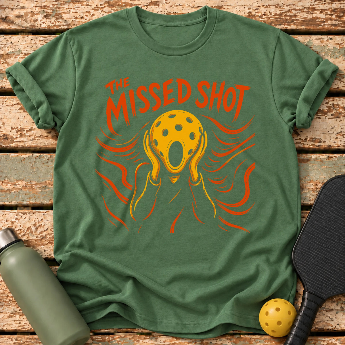 The Missed Shot T-Shirt – Military Green