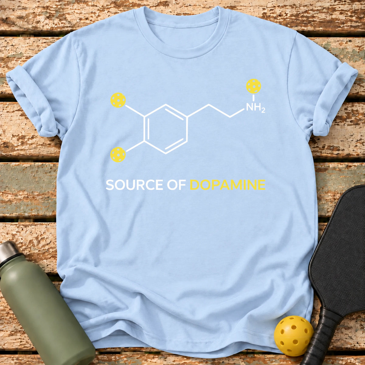 Source Of Dopamine T-Shirt – Light Blue