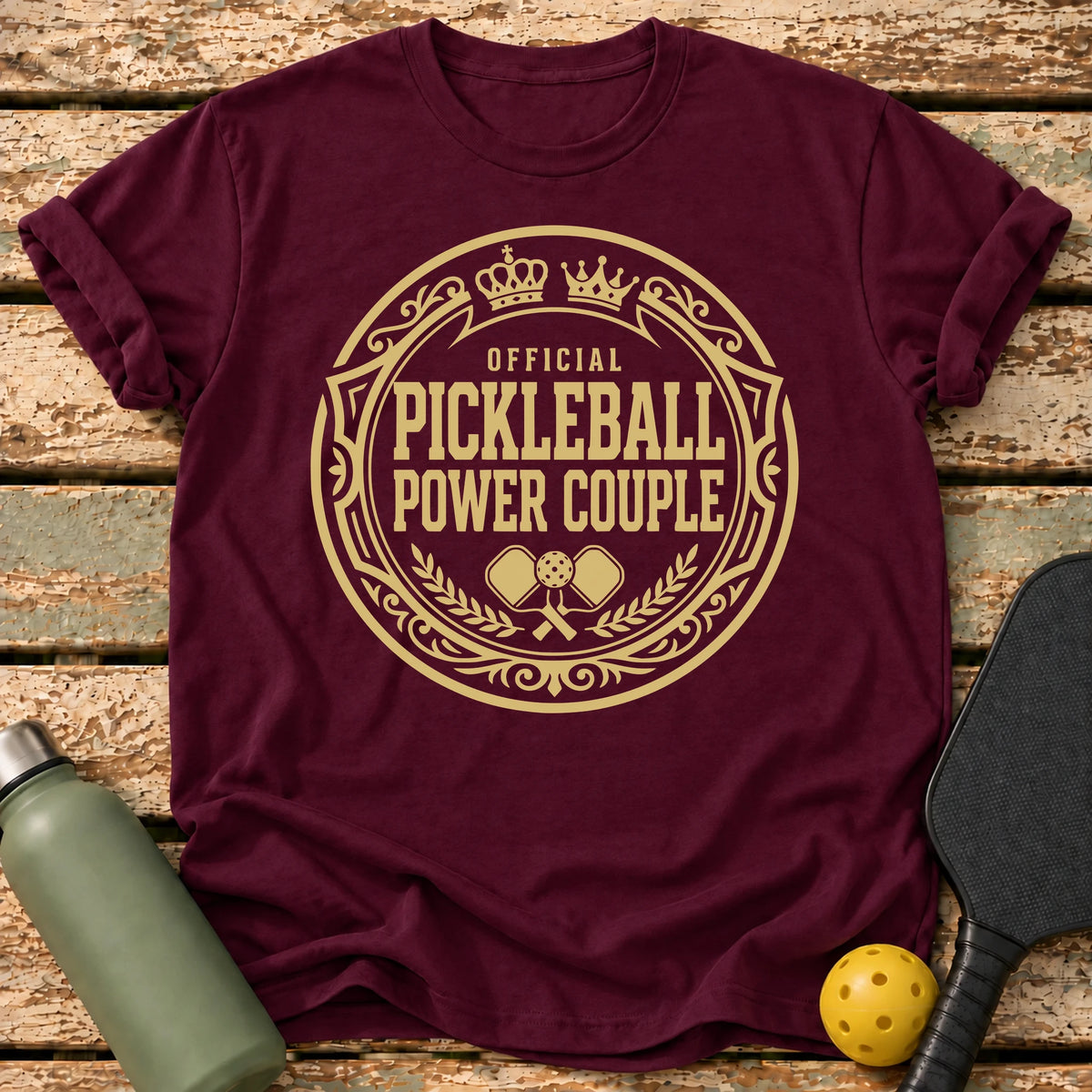 Power Couple T-Shirt – Maroon