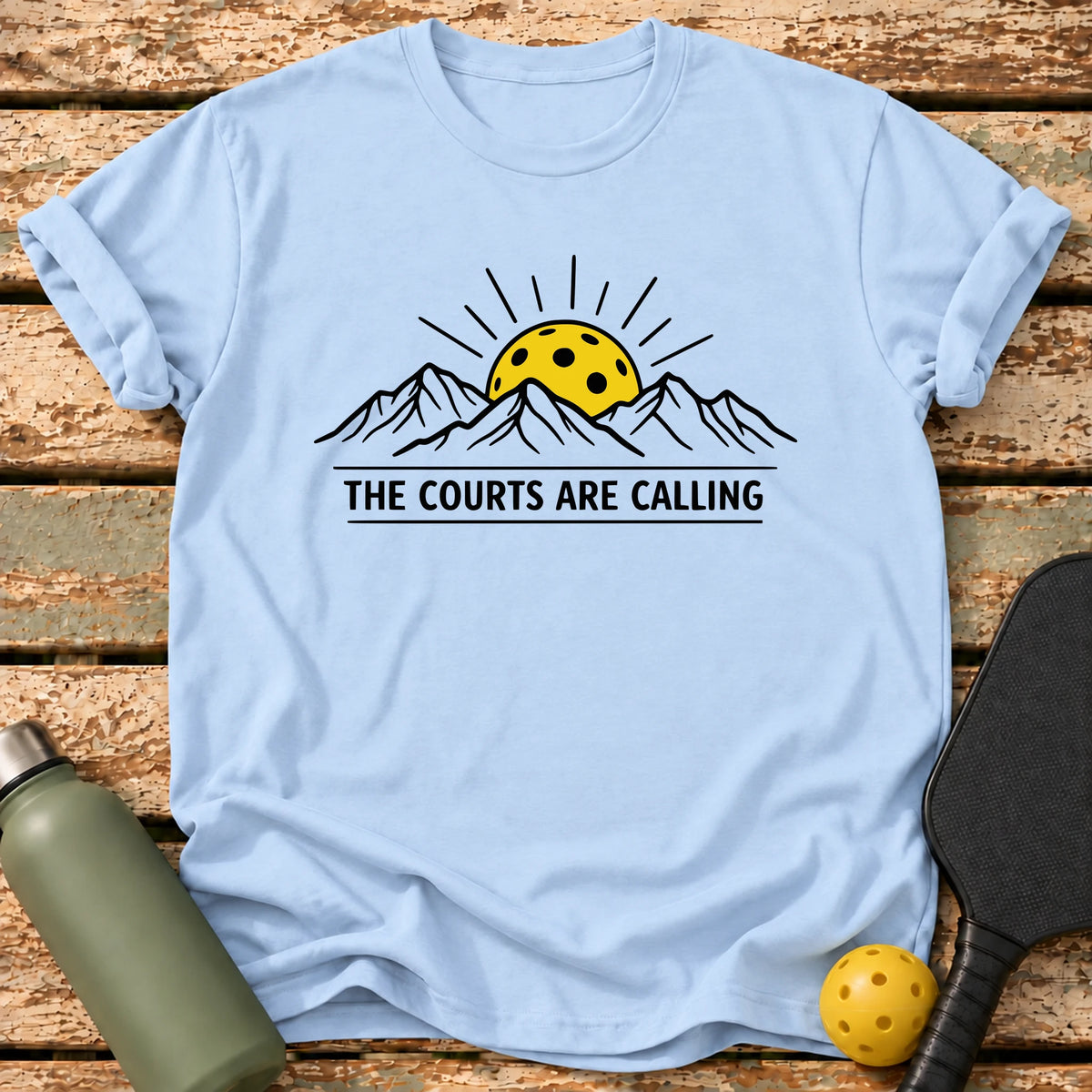 Courts Are Calling T-Shirt – Light Blue