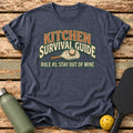 Kitchen Survival Guide T-Shirt – Heather Navy