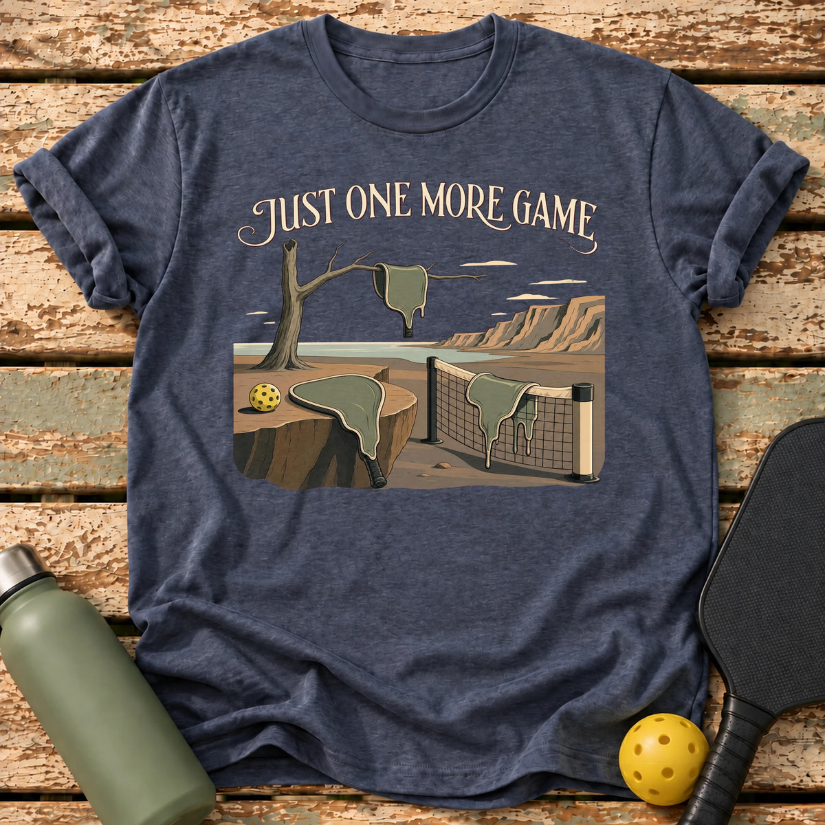 Surreal Court T-Shirt – Heather Navy