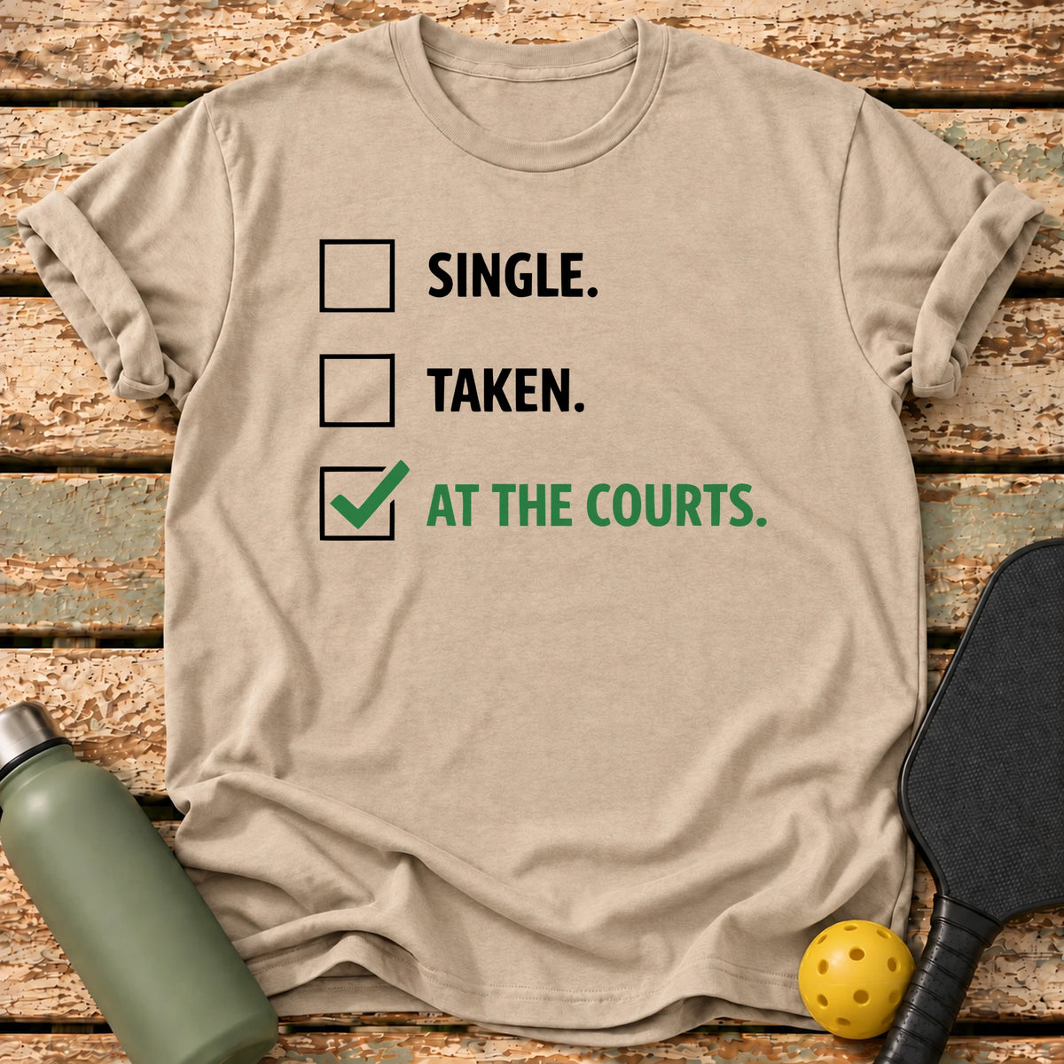 At The Courts T-Shirt – Sand