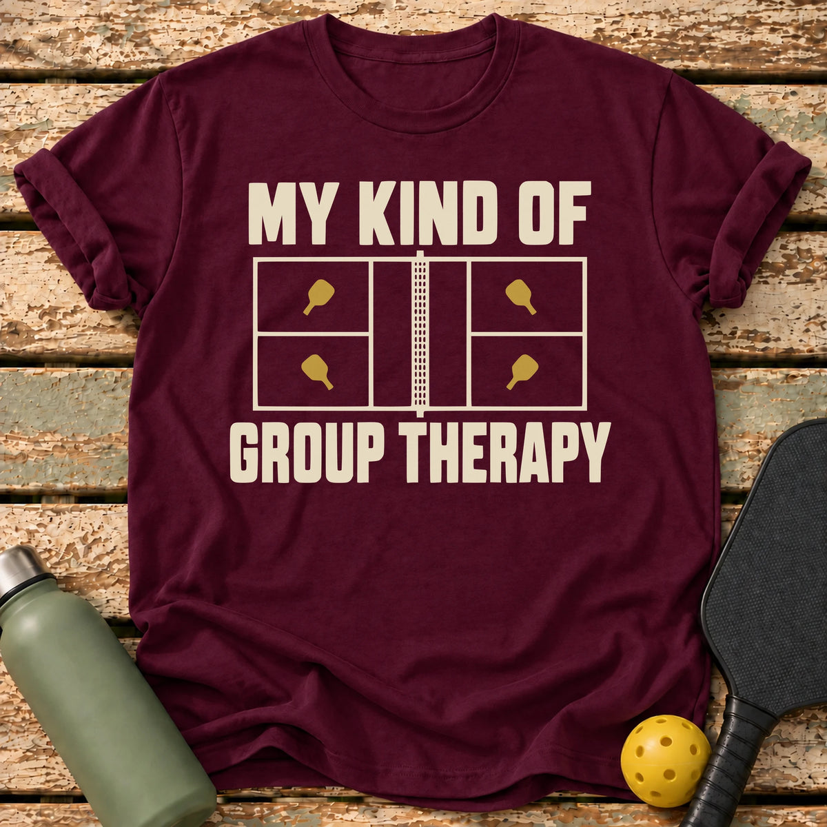 Group Therapy T-Shirt – Maroon