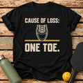 One Toe T-Shirt – Black