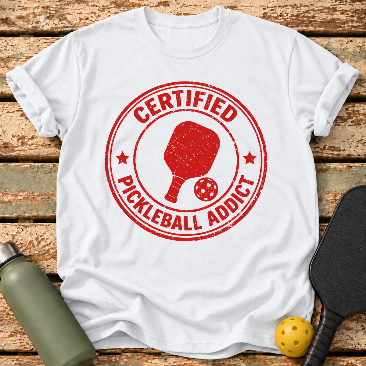 Certified Addict T-Shirt – White