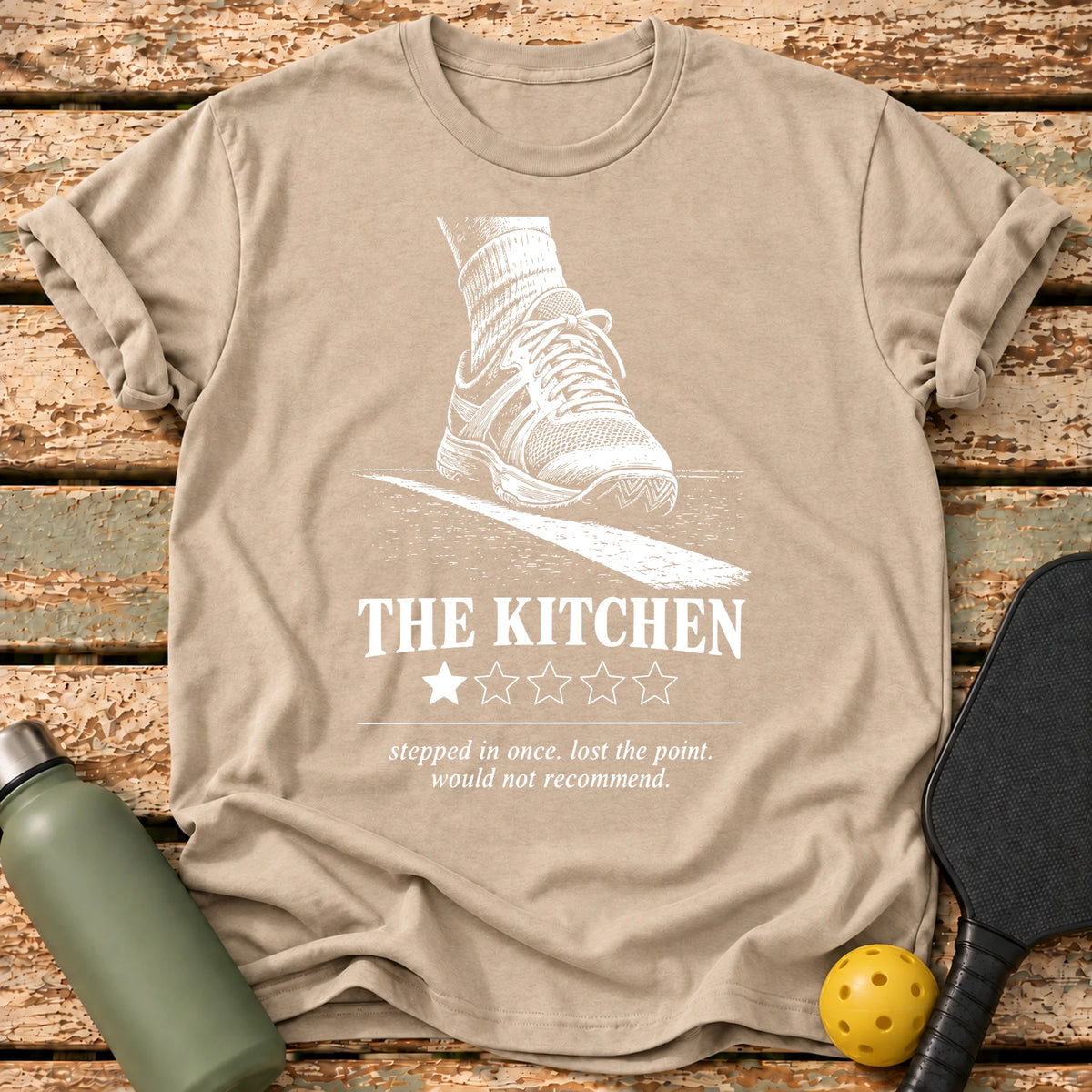 Kitchen One Star T-Shirt – Sand