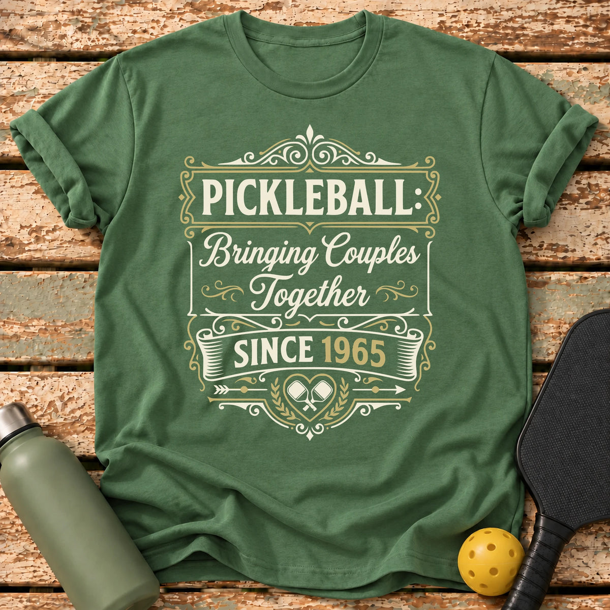 Couples Together T-Shirt – Military Green