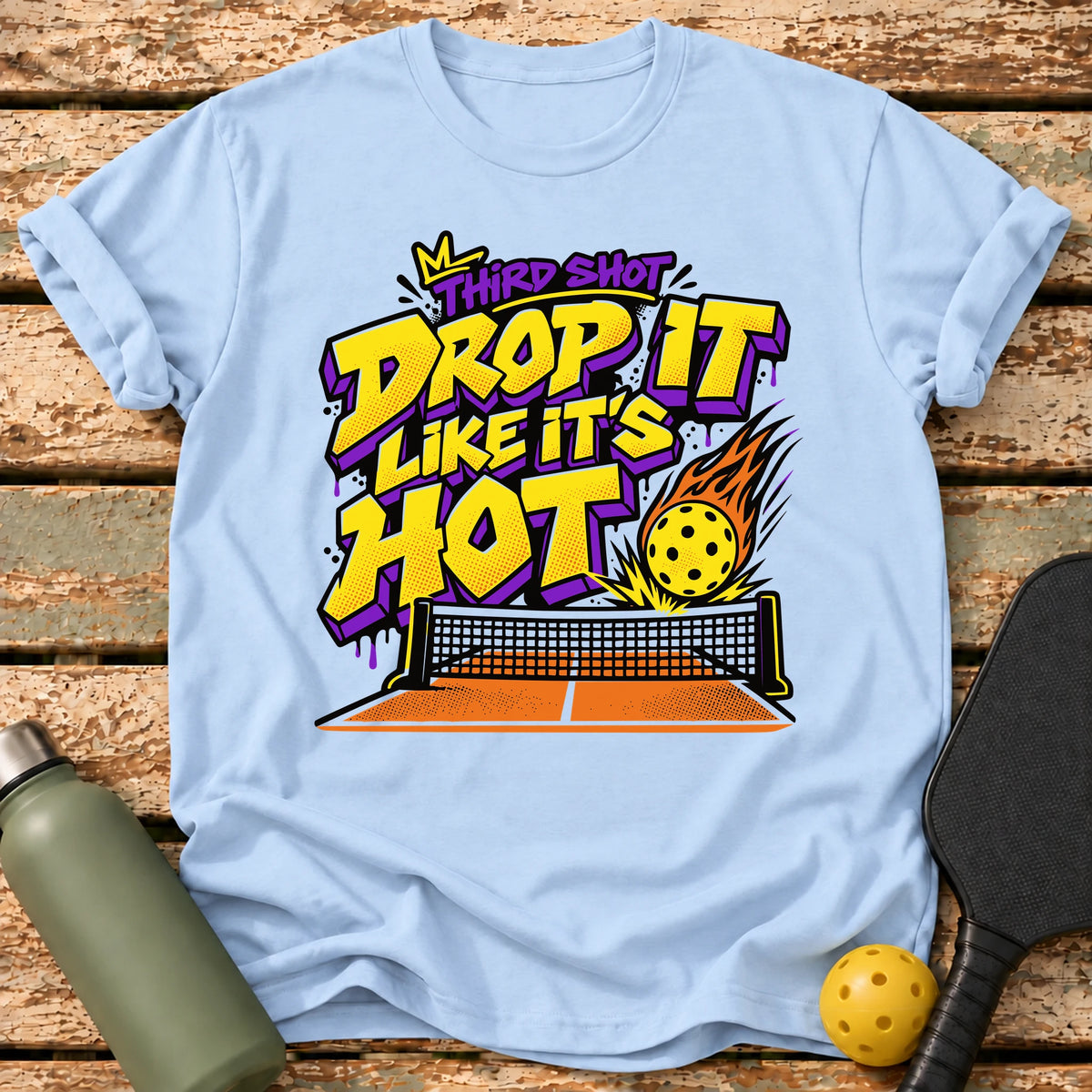Third Shot Drop T-Shirt – Light Blue