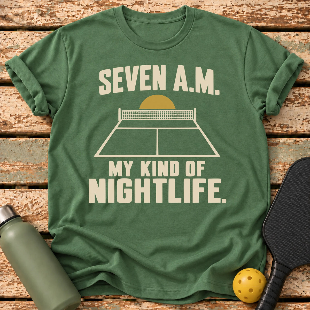 Seven AM Nightlife T-Shirt – Military Green
