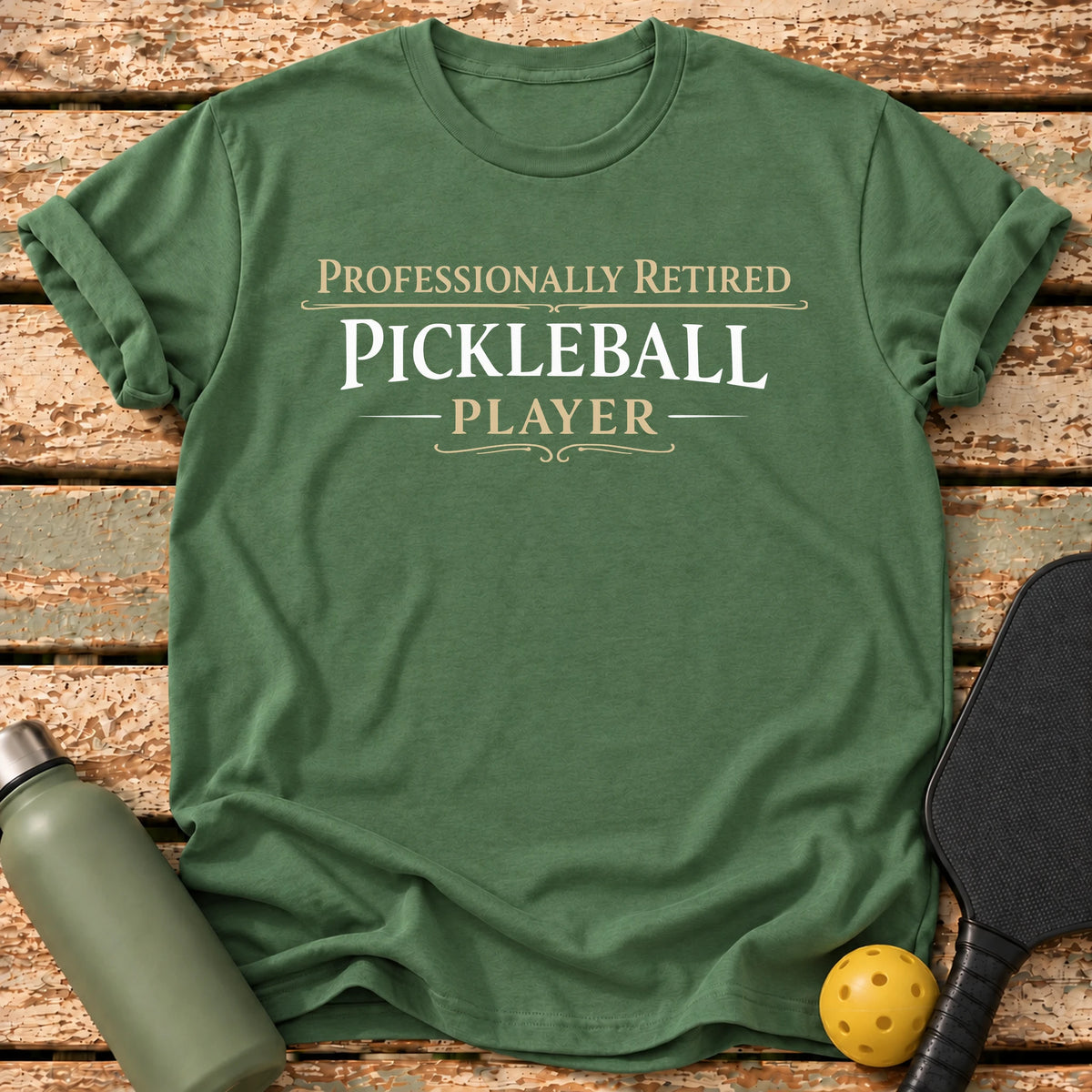 Professionally Retired T-Shirt – Military Green