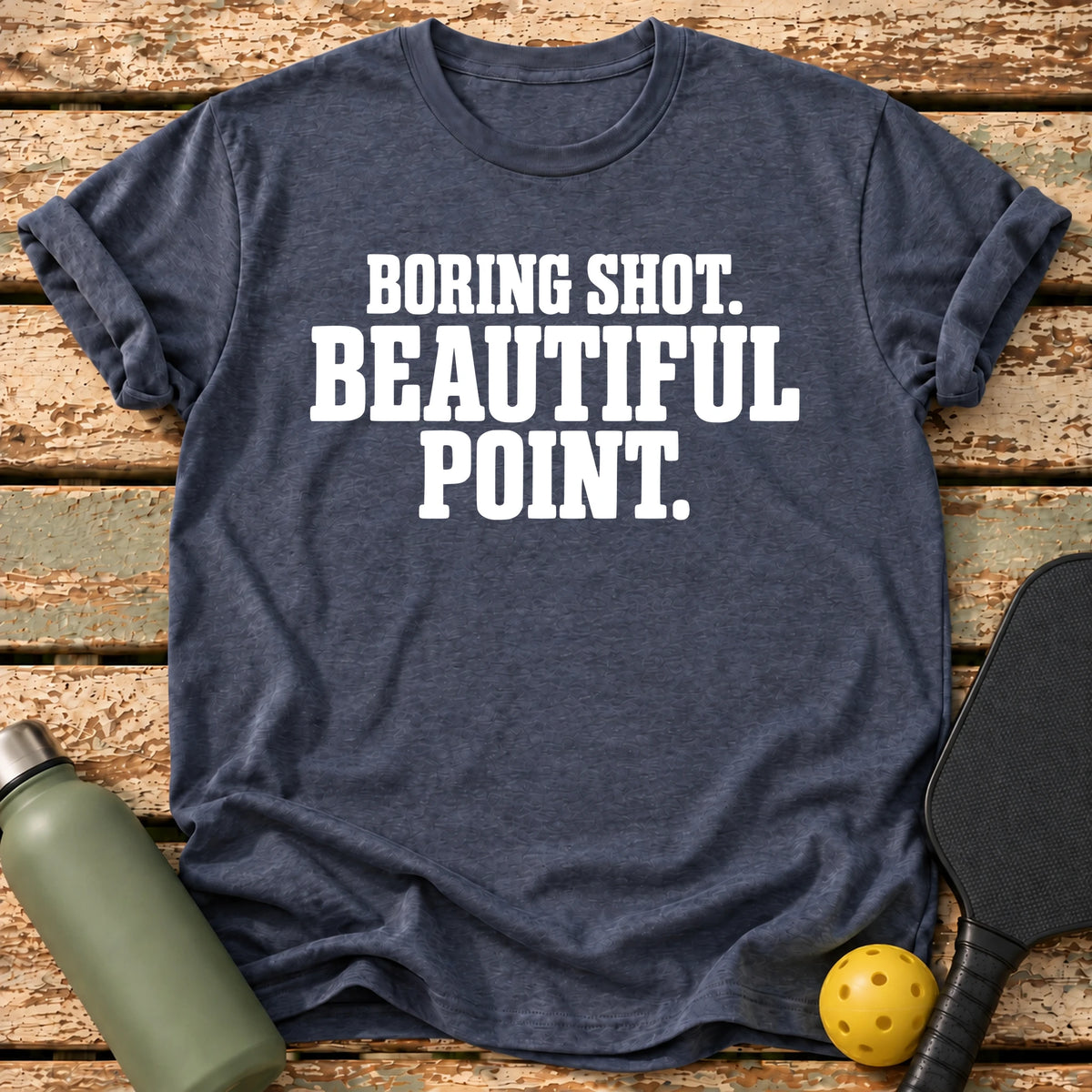 Beautiful Point T-Shirt – Heather Navy
